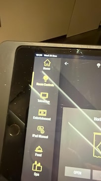 Tudo é controlado pelo iPad