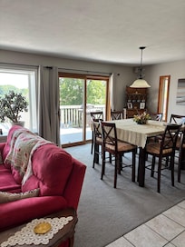 The dining room