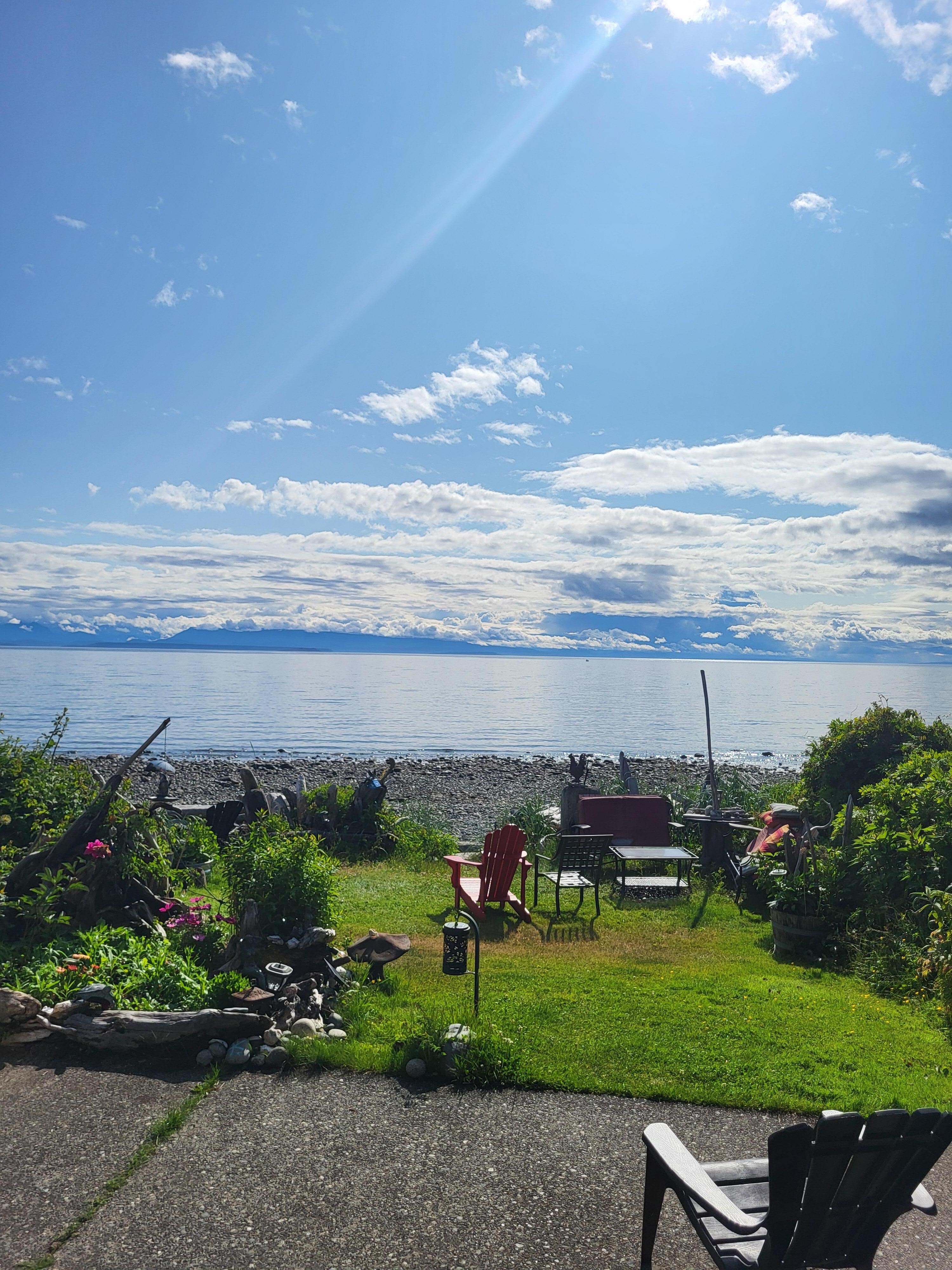 This was our view every morning.