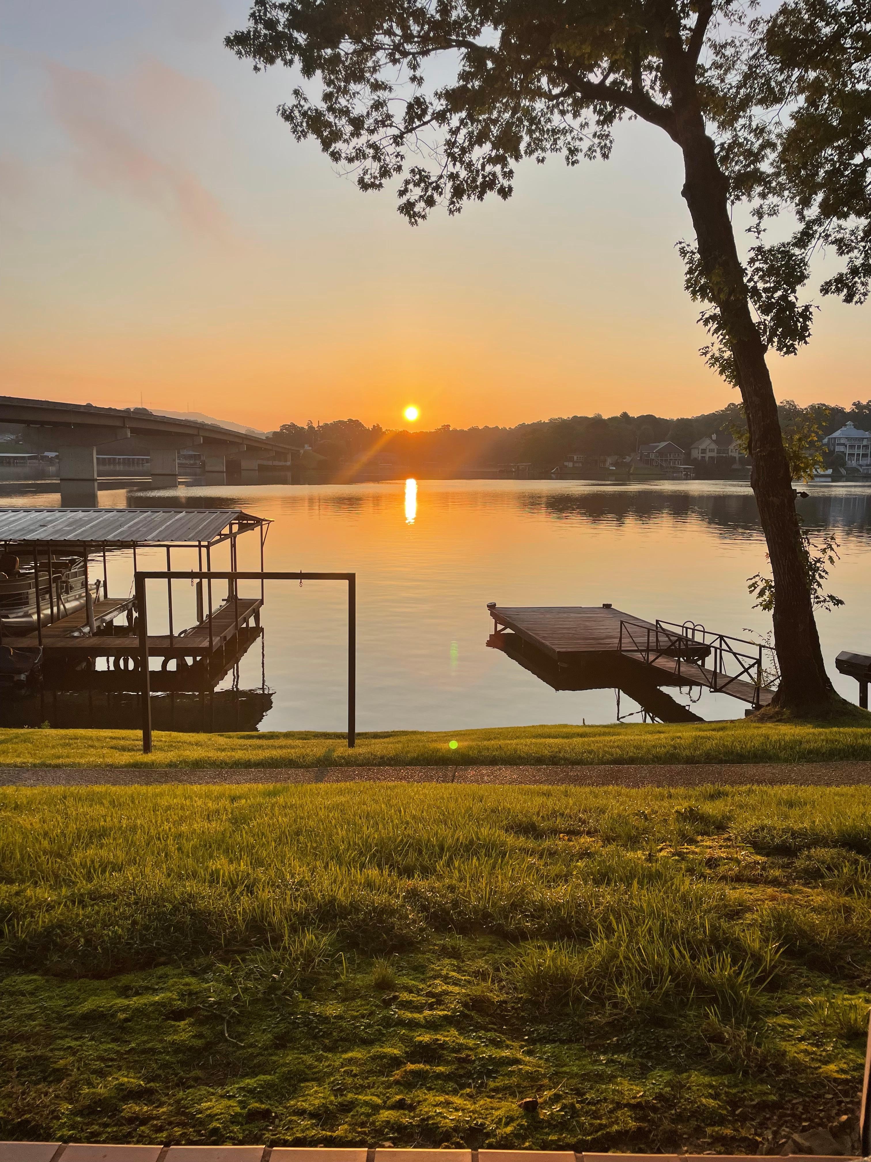 Every morning sunrise view!!