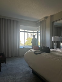 My husband admiring the view 😆