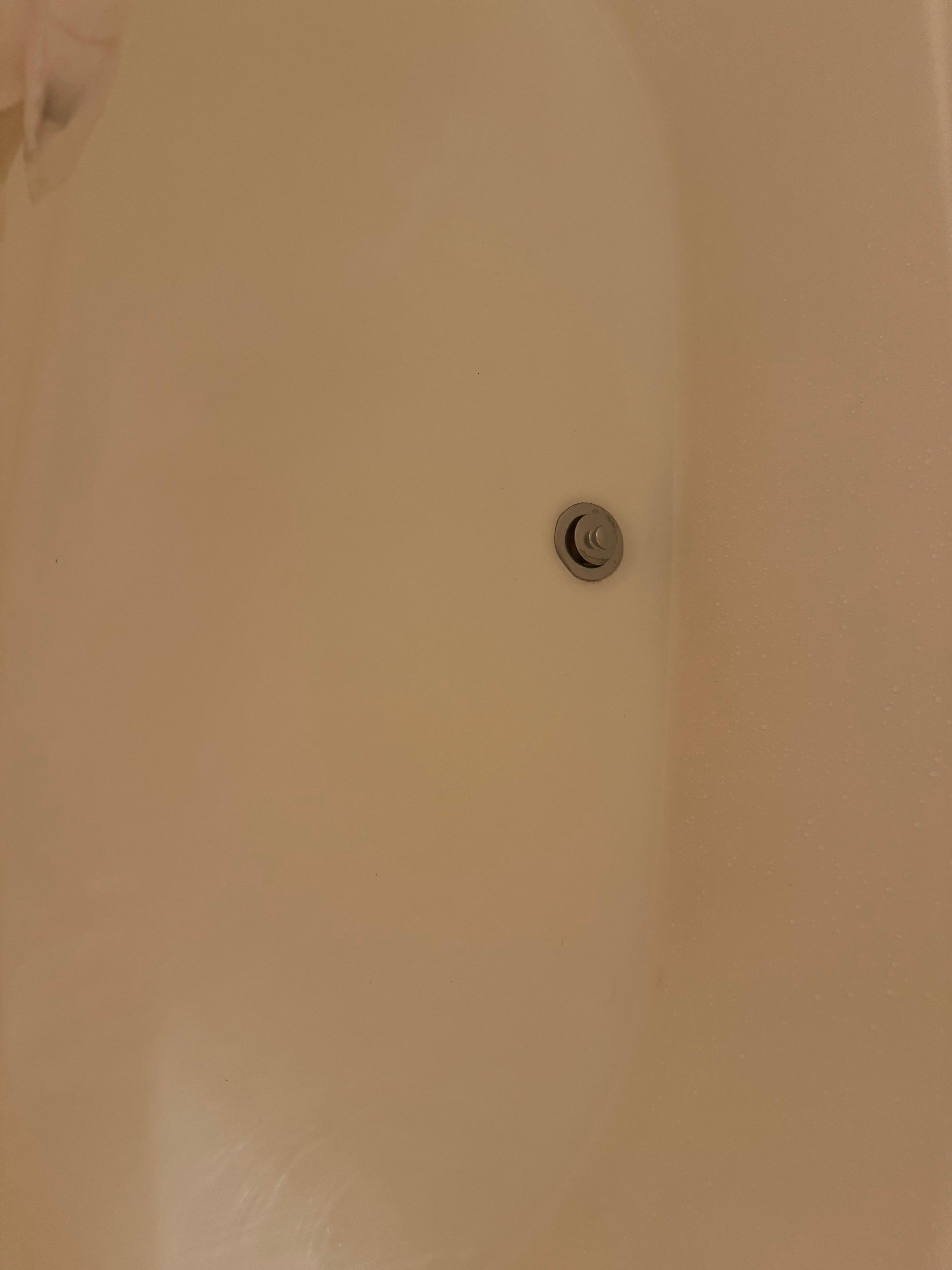 Water from drain not draining properly.