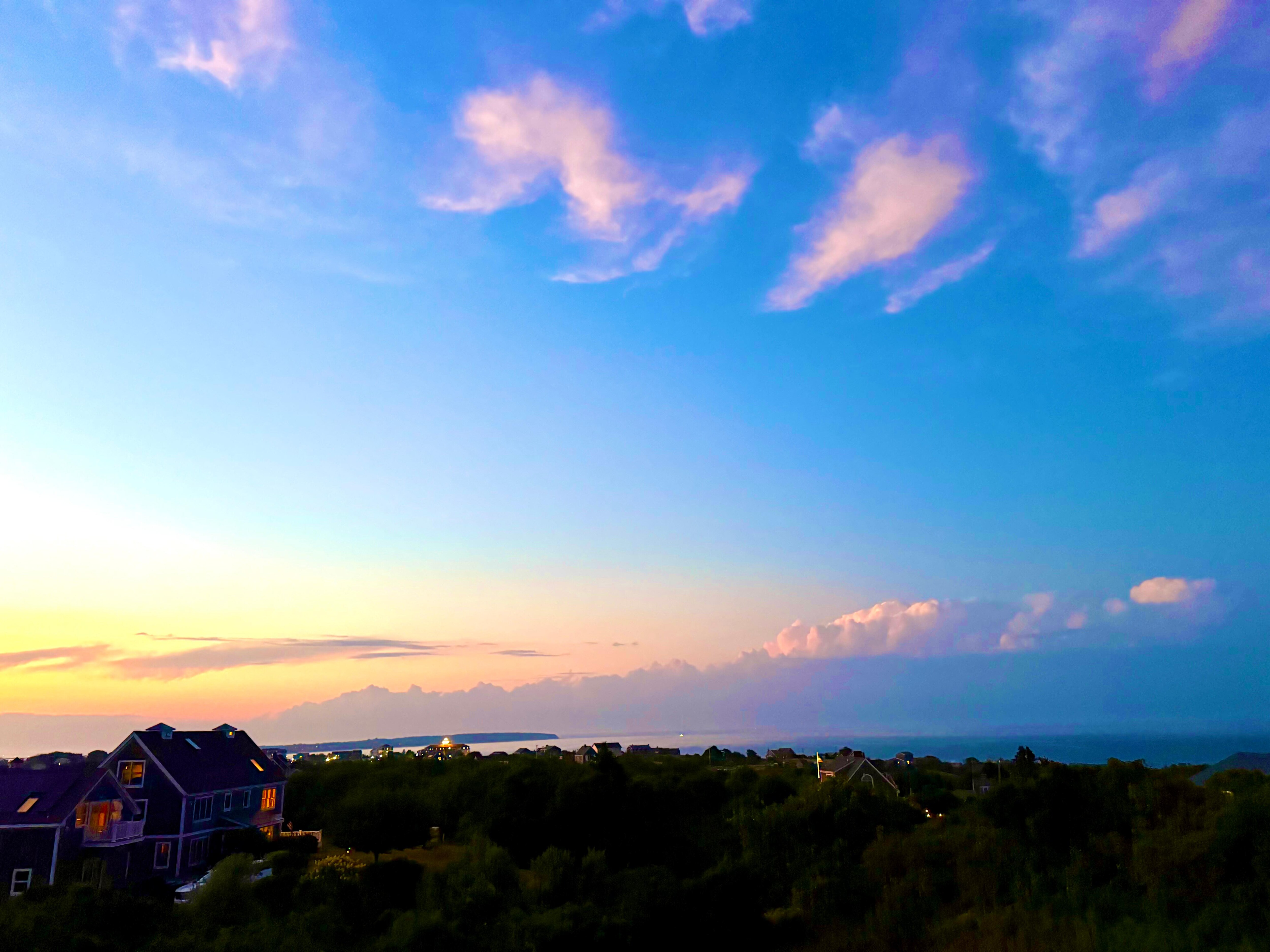 Sunset from the upper deck