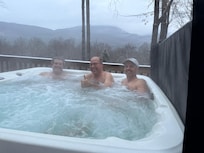 Best friends celebrating a milestone birthday