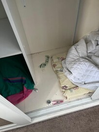 Closet dirty