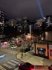 View from the room. Good sports bar across the street.