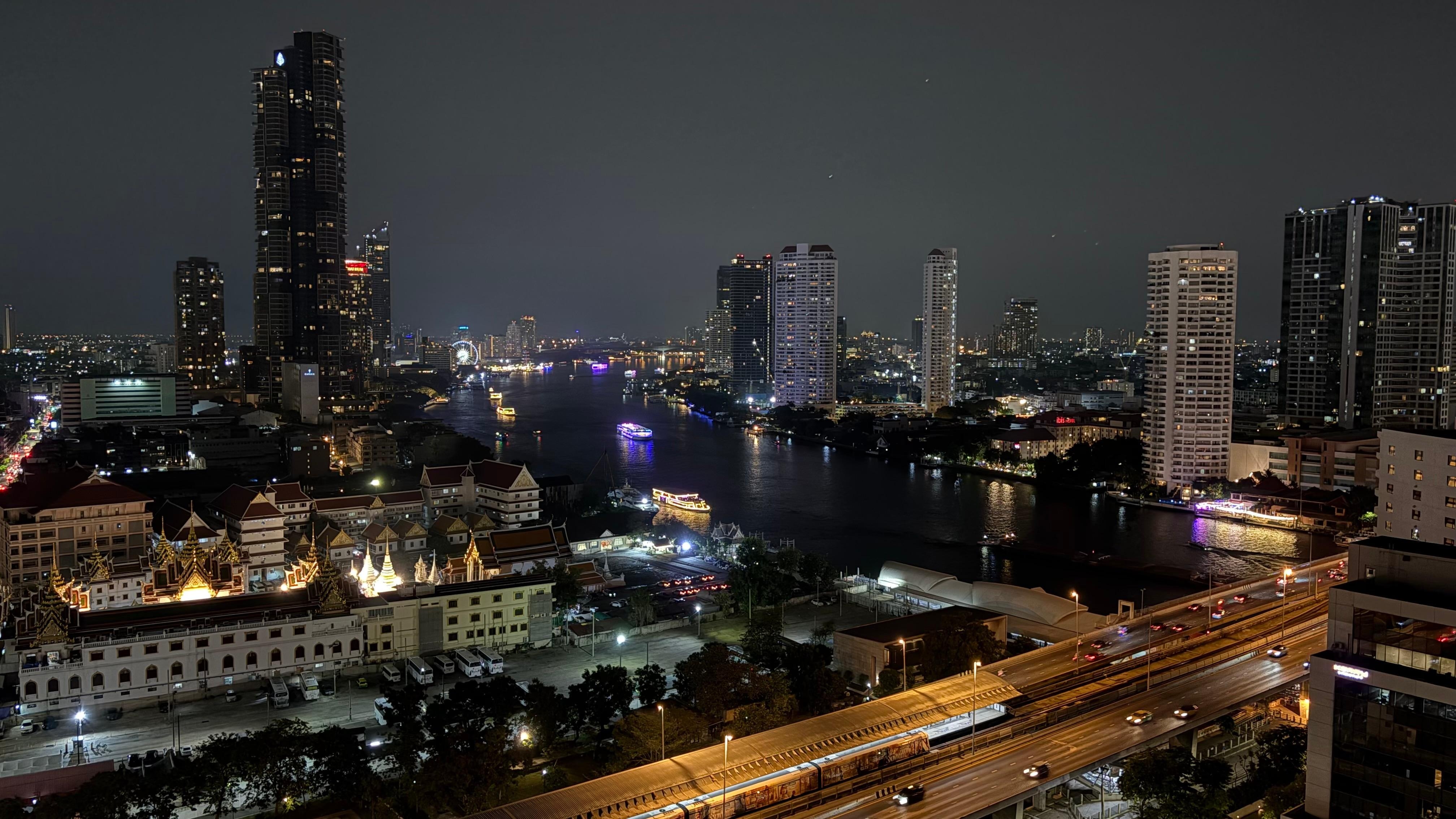 Night view from the room