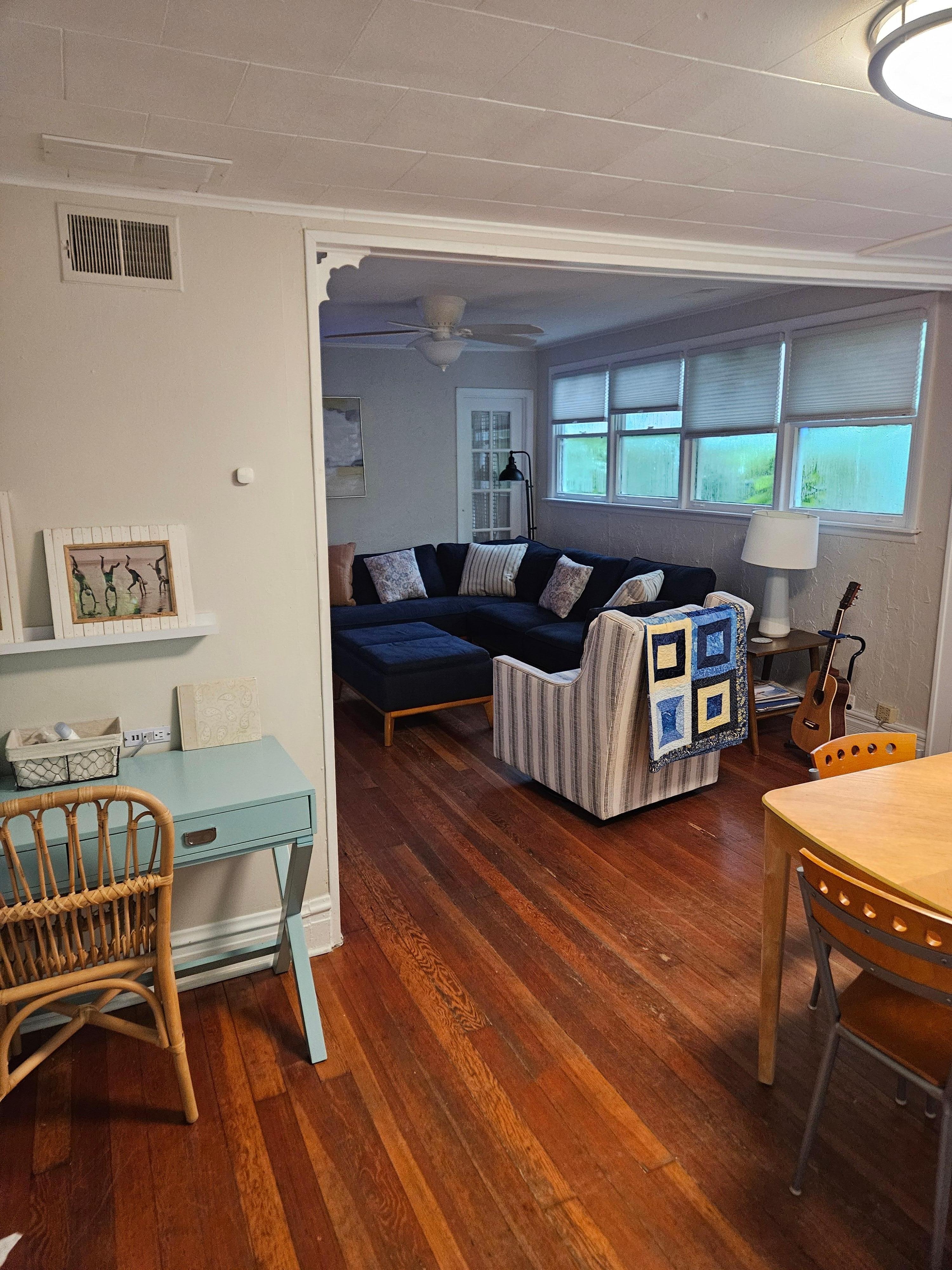 View from the front door