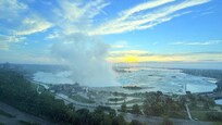 This is a view from our room at daw, breathtaking