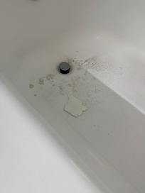 Bathroom ceiling collapsed