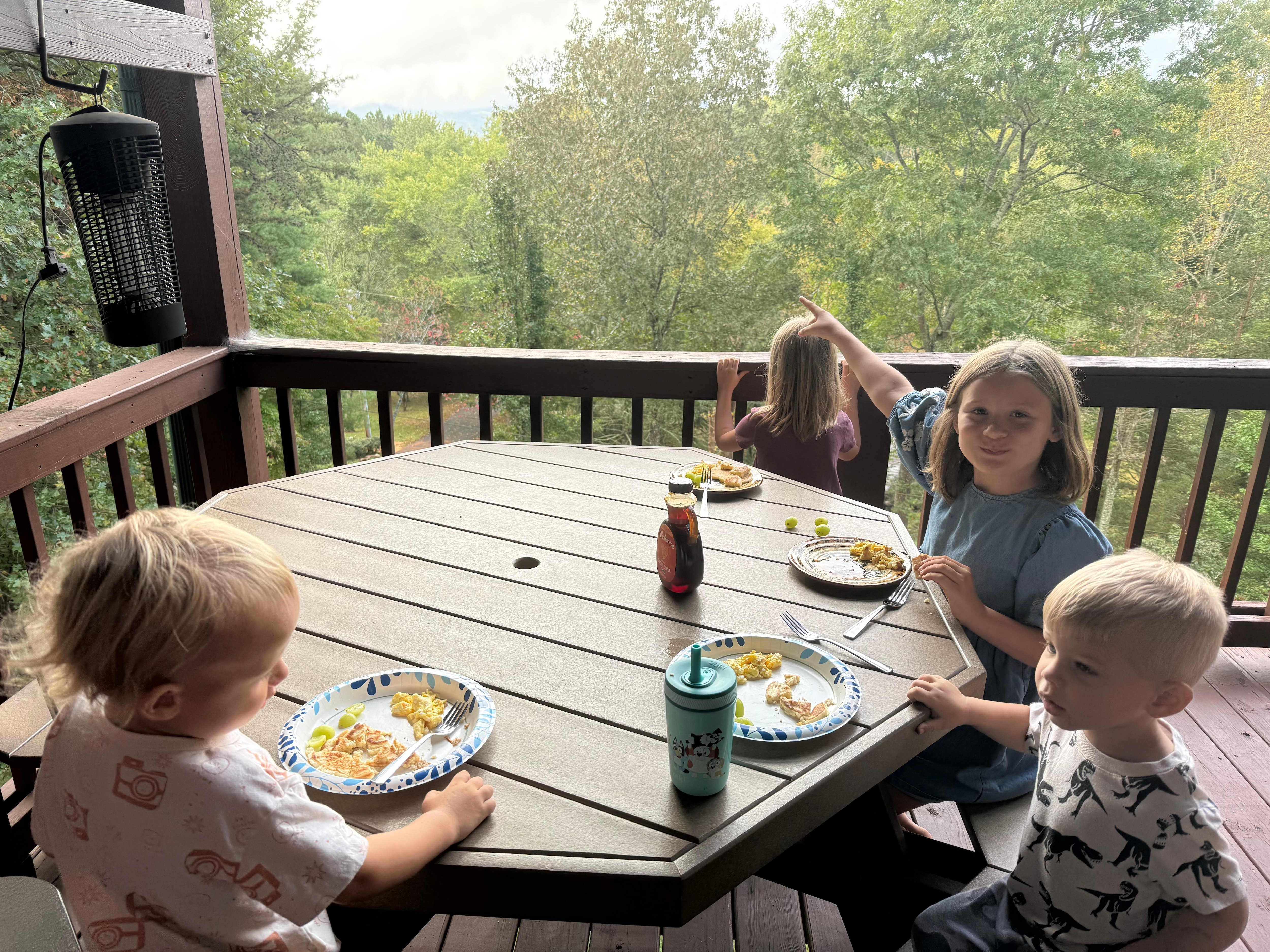 Ate many meals on the beautiful porch!