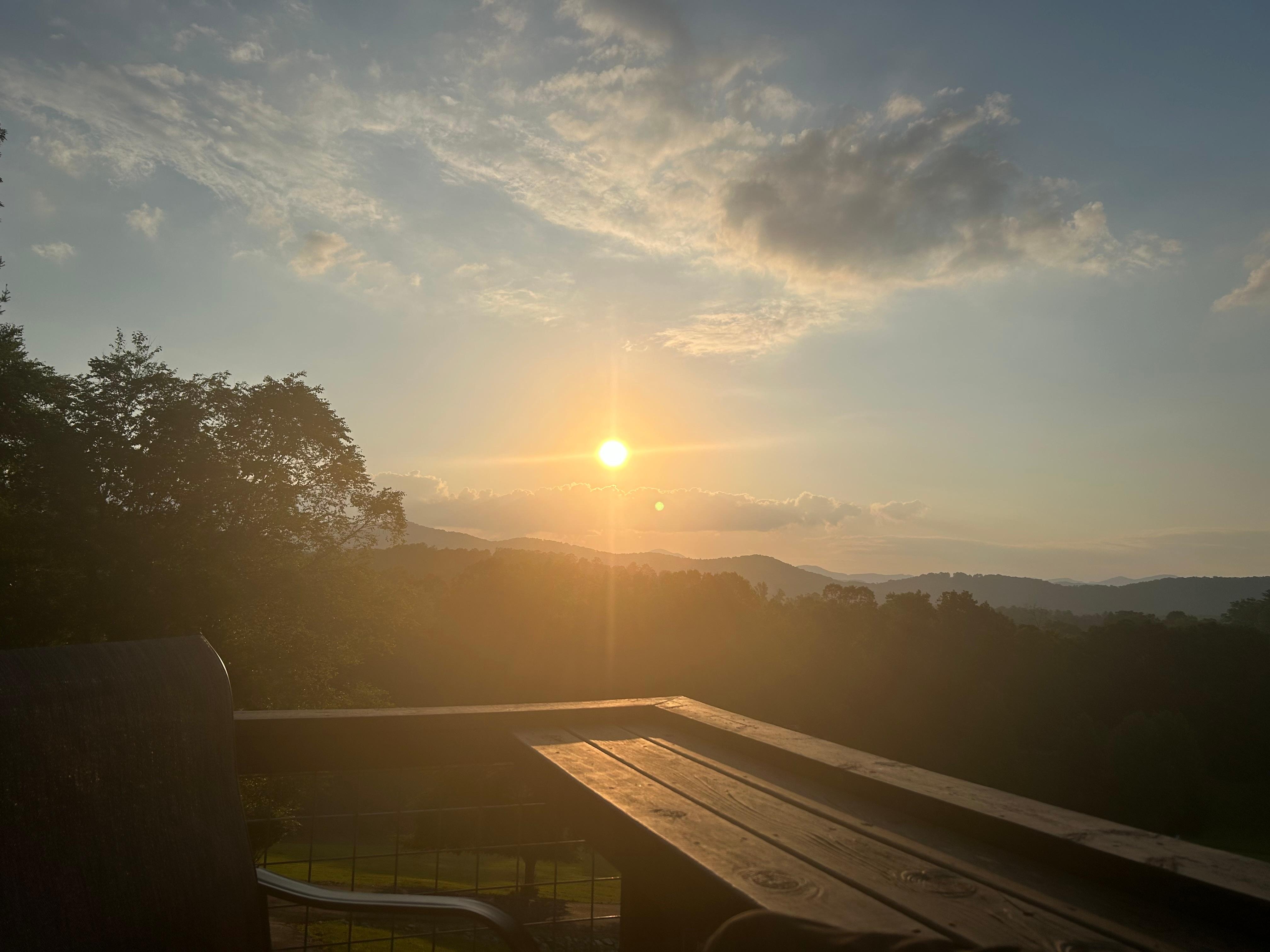 View from one of the decks