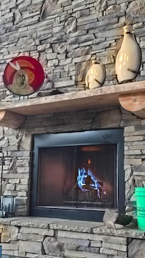 We had a fire, it was fantastic.