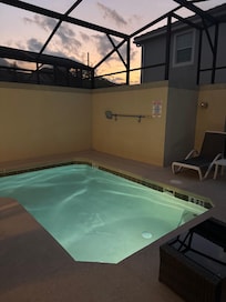 Evening at the pool!