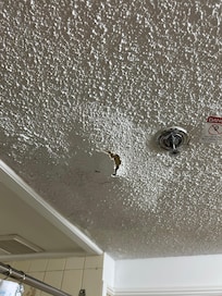 Plafond de la salle de bain