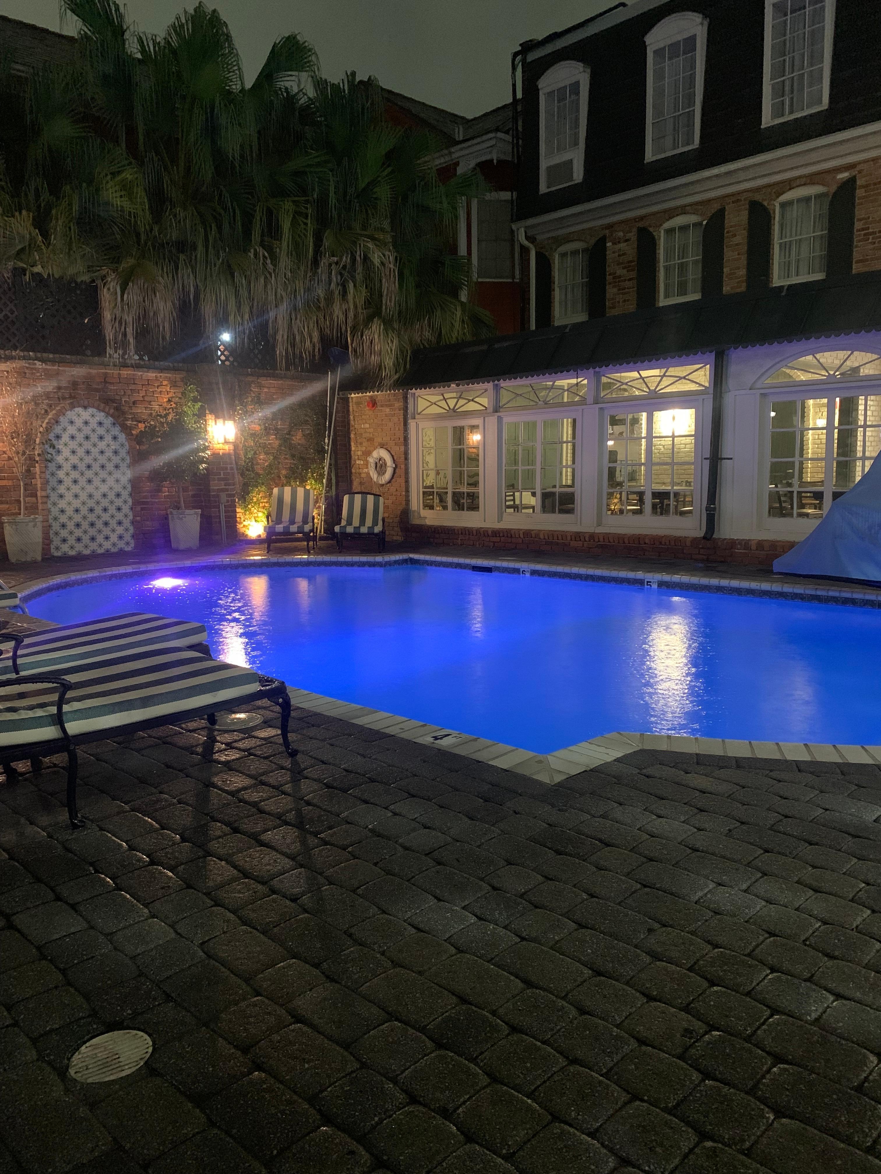 Courtyard pool