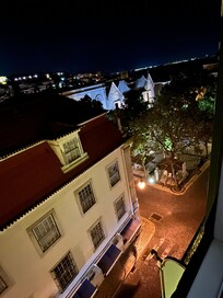 Night view from the room of square.