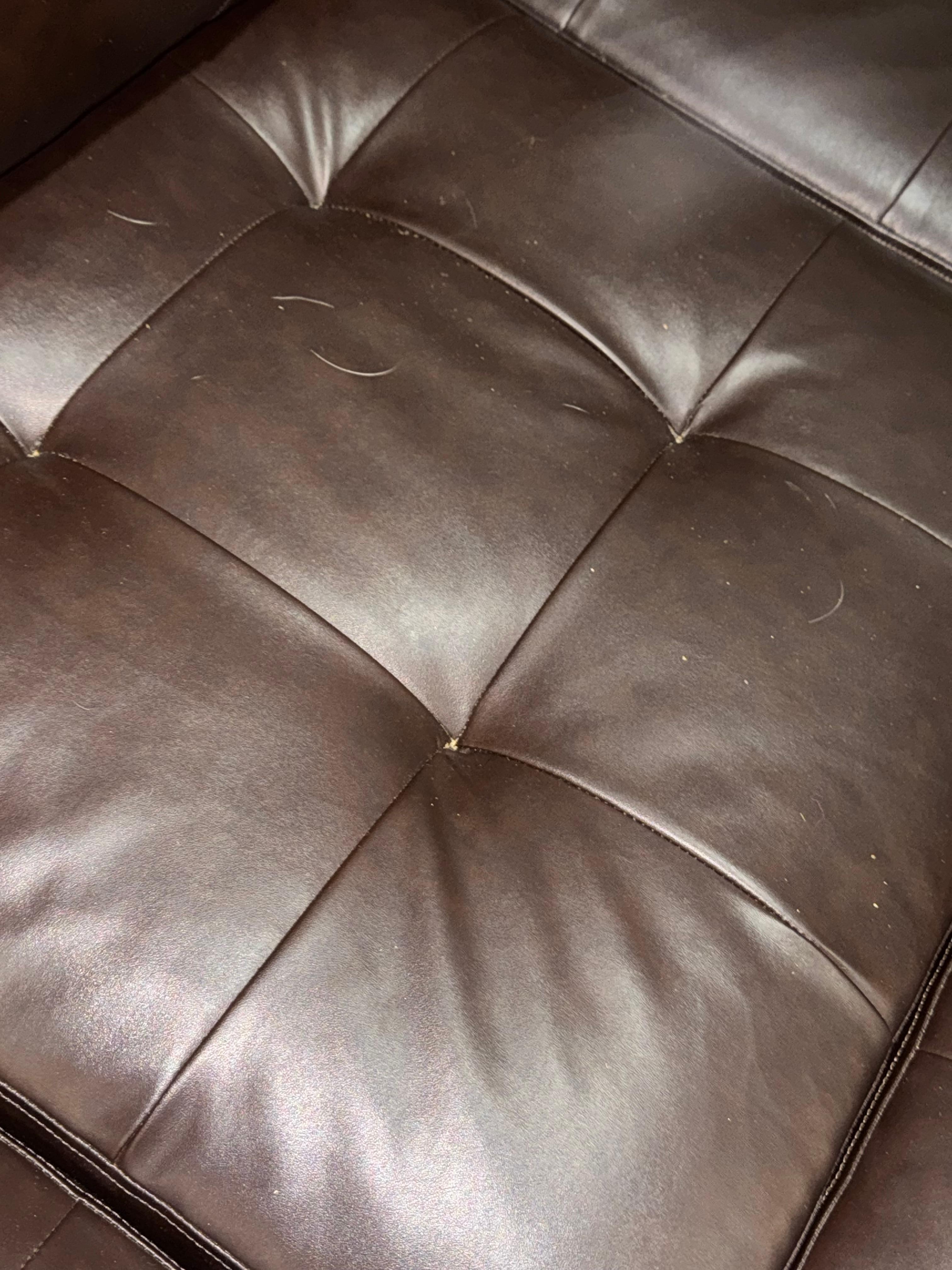 More cat hair and dust on sofas. A quick wipe down with Clorox wipes would’ve been appreciated. 