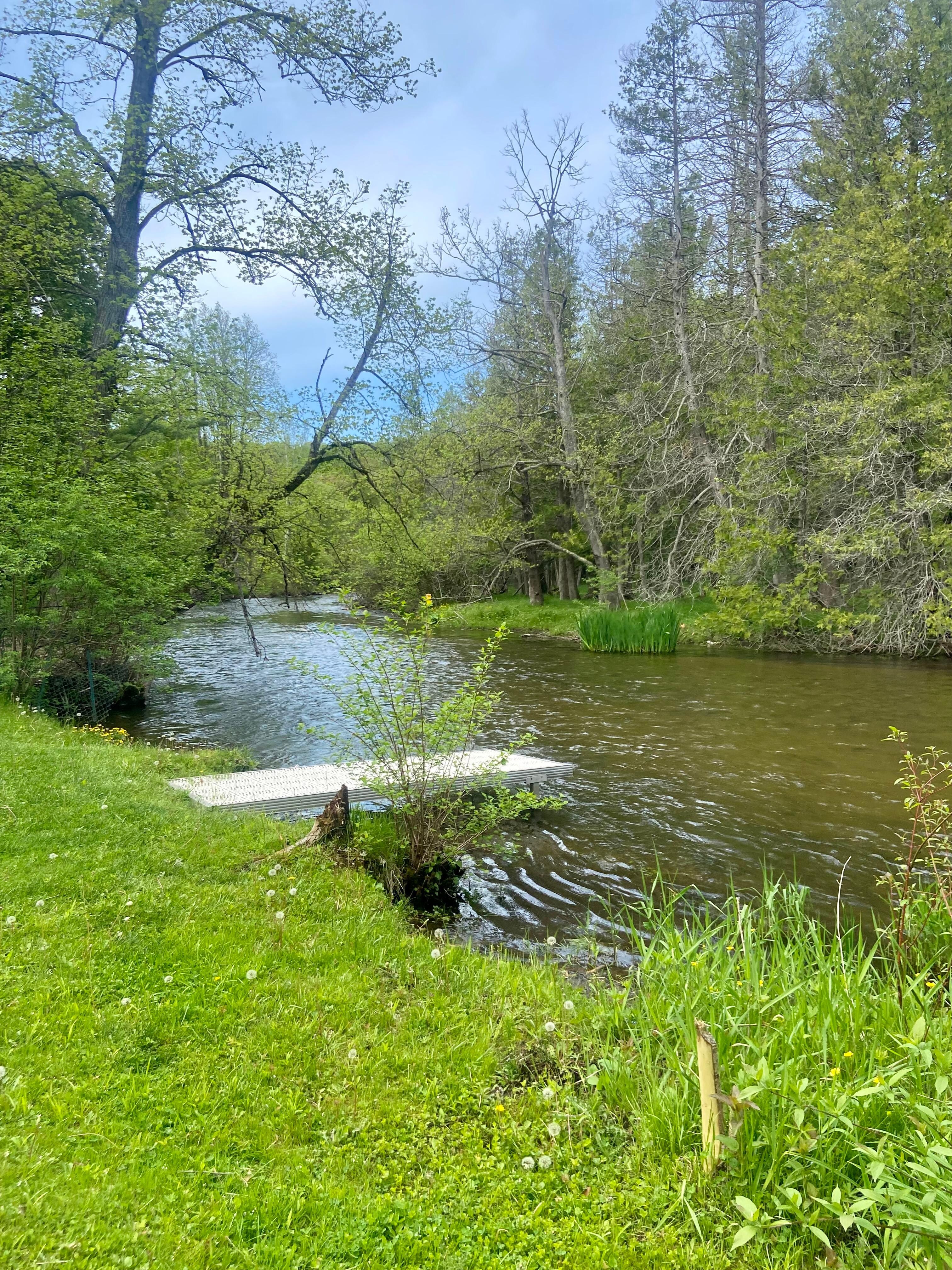 Right on the river 