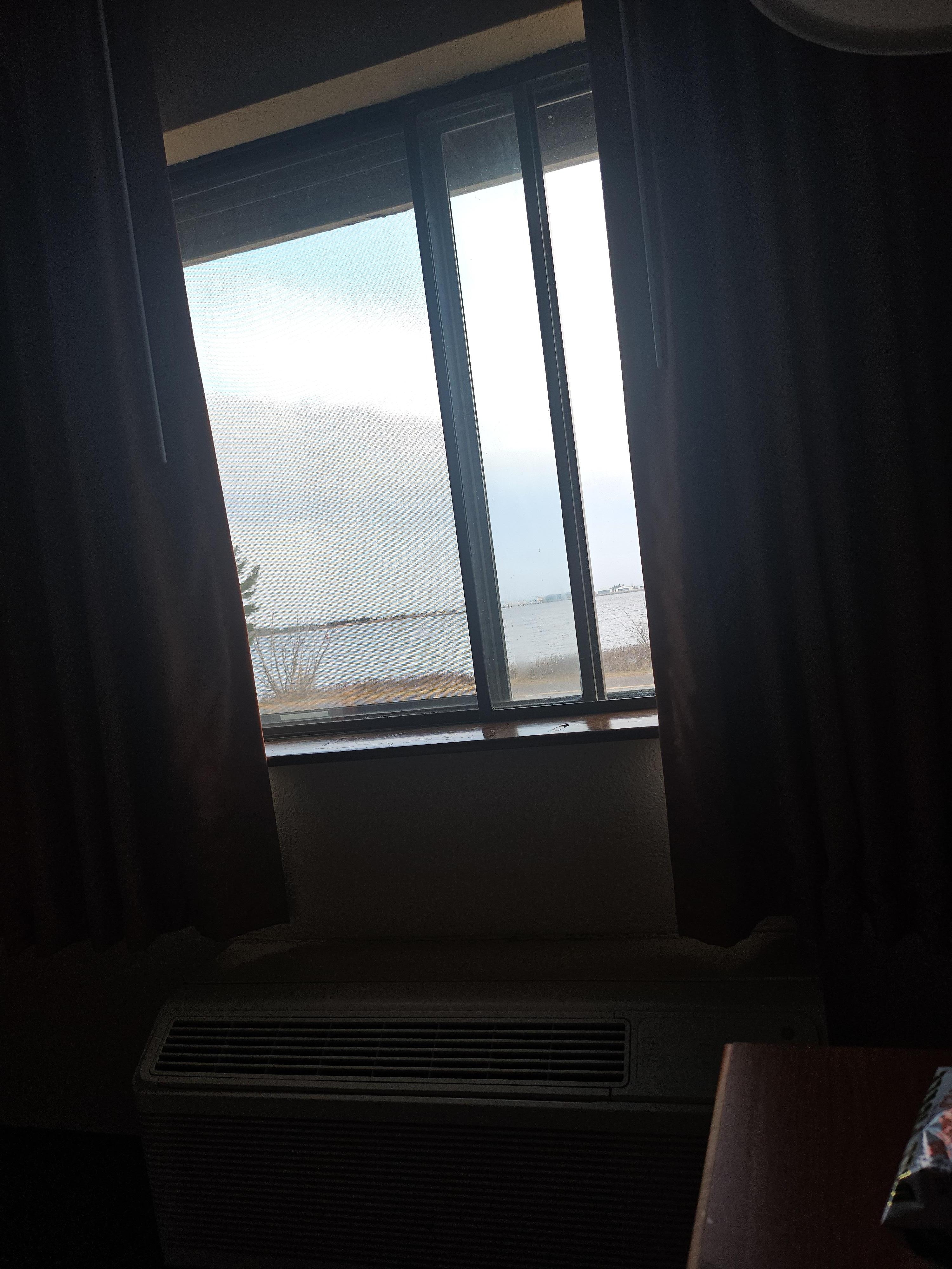 View from the room to outside 