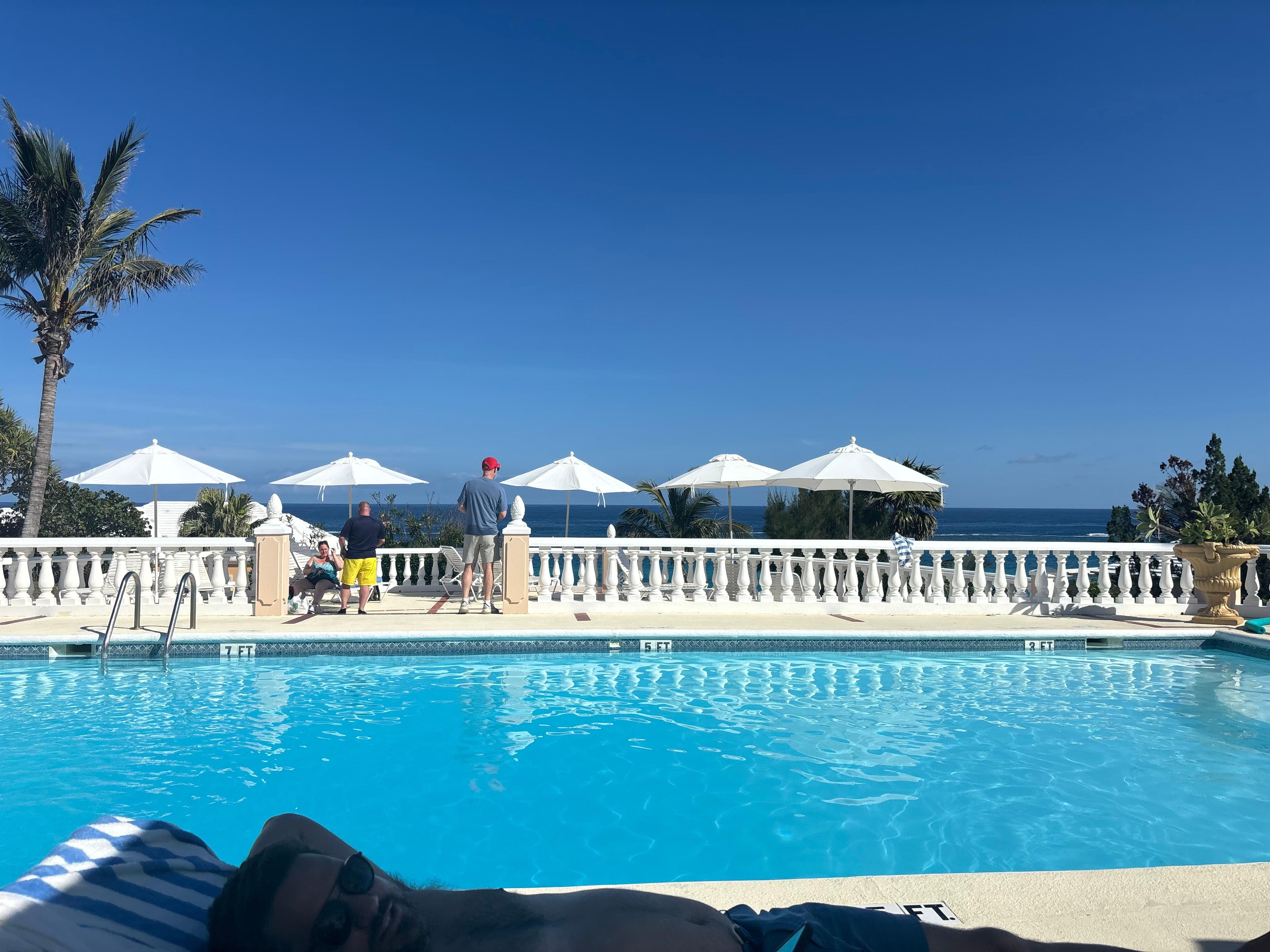 Very clean pool area