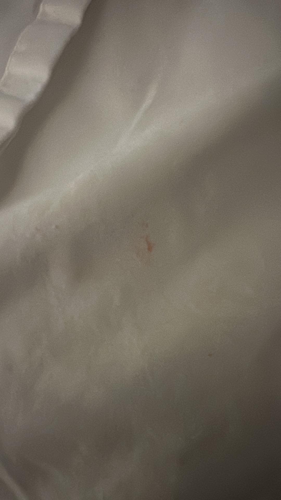 One of several drops of blood