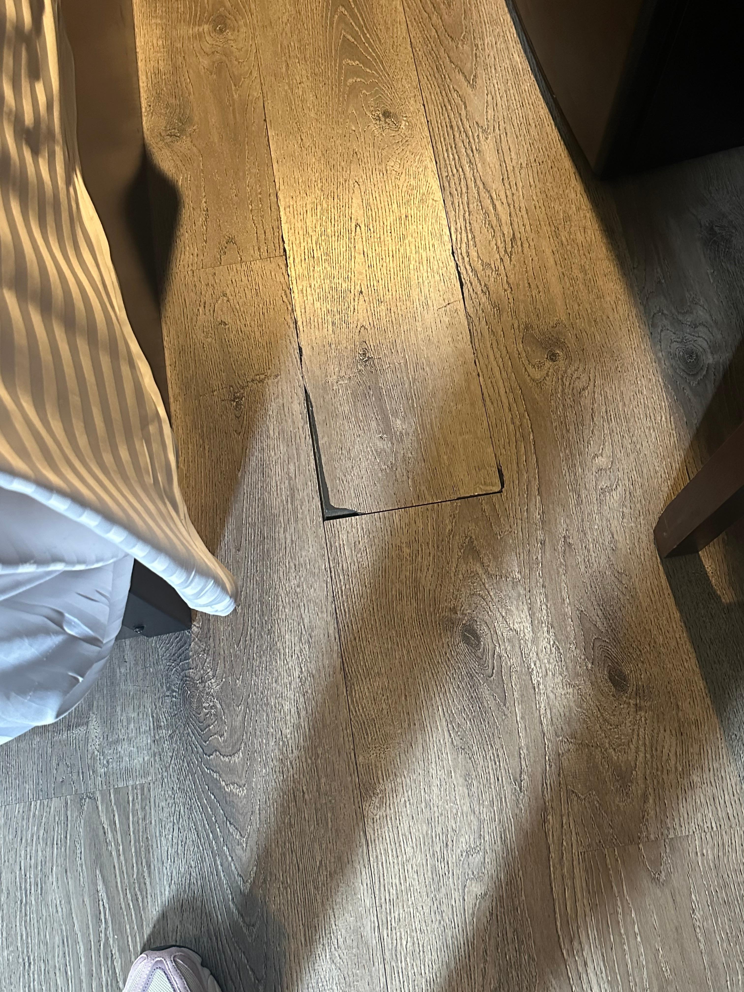 Broken floor board 