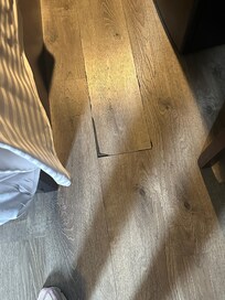 Broken floor board
