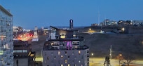 View of the Halifax Citadel from my room on the 16th floor.