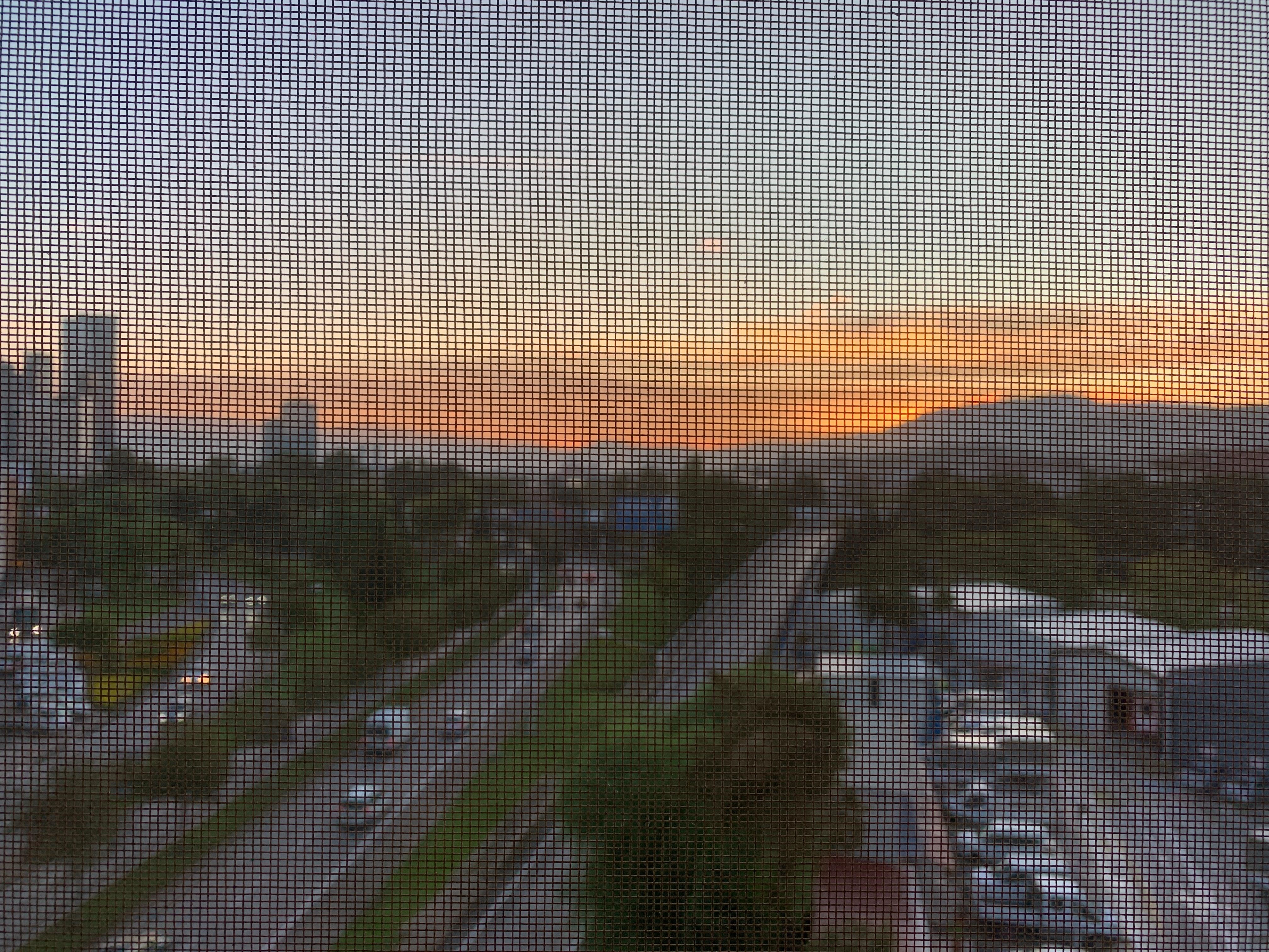  View from our window. 