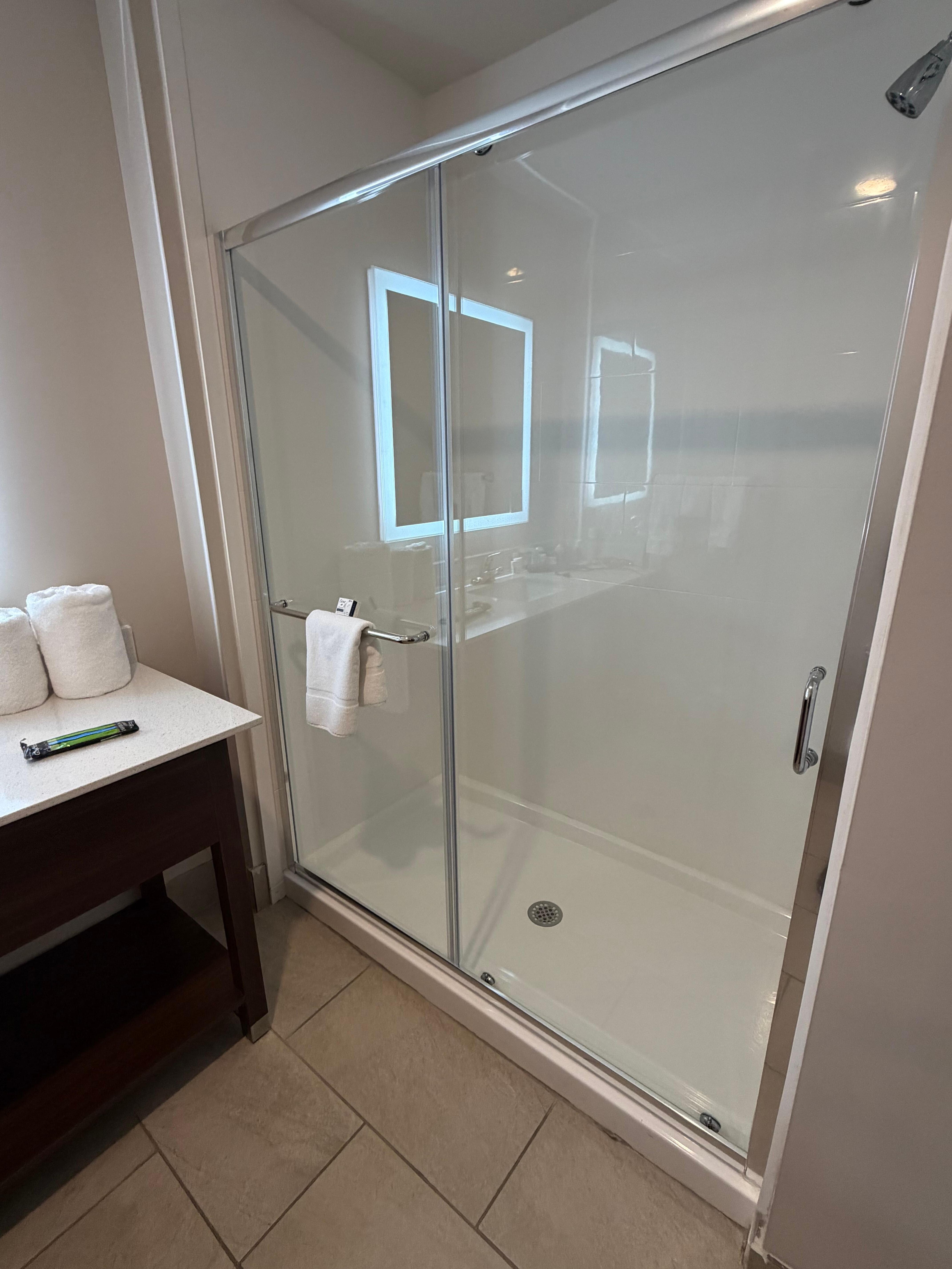 We definitely .. LOVED .. the shower !! : ) 