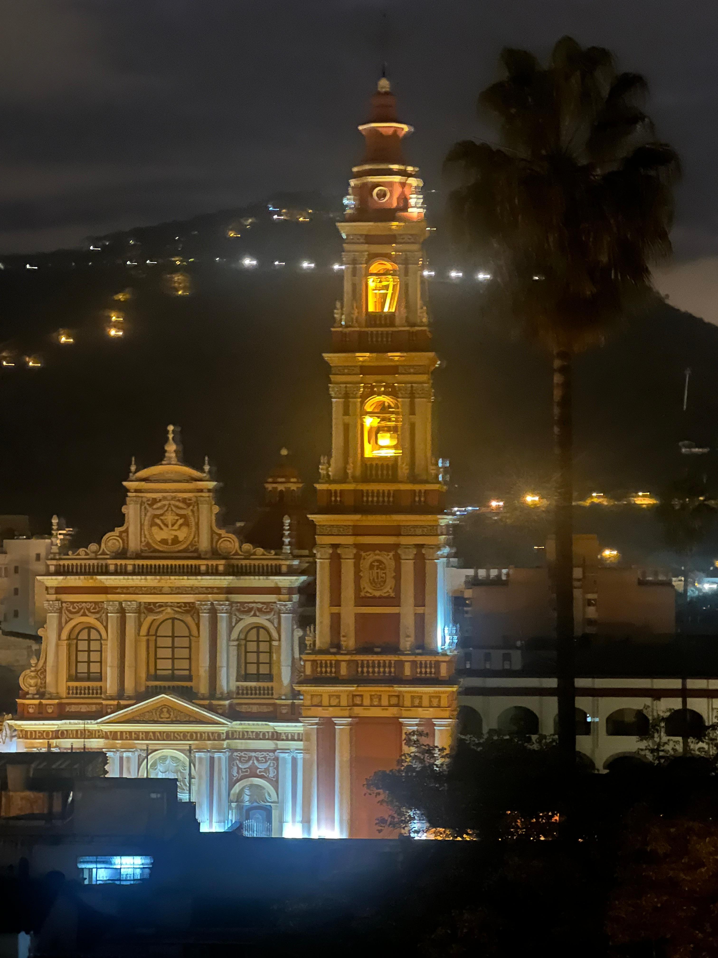 View from my room at night