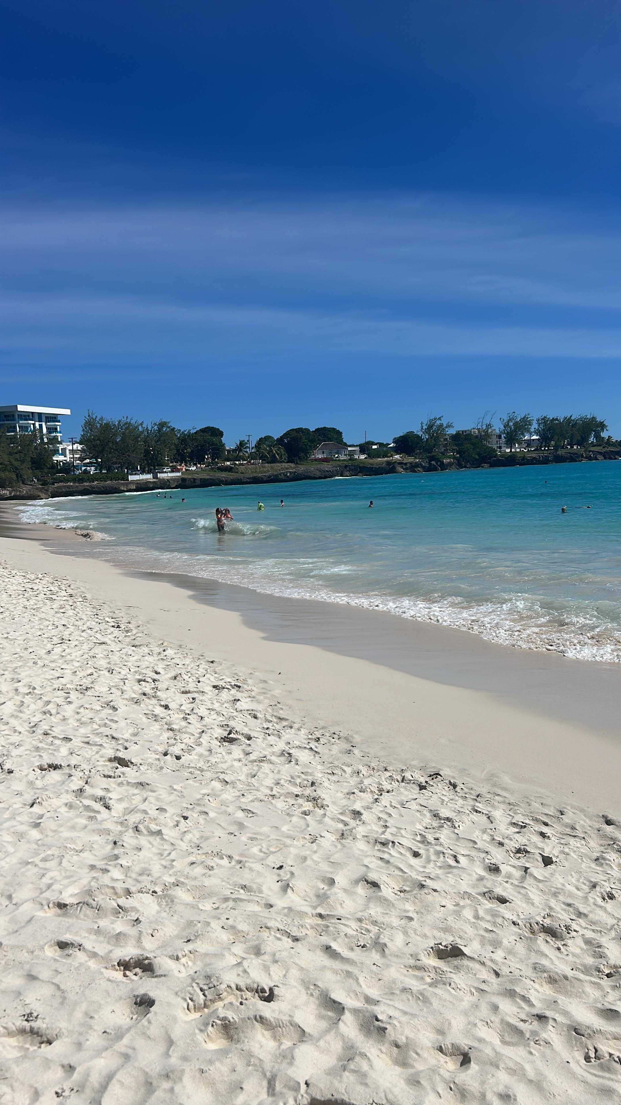 Alleynes Bay across the street 