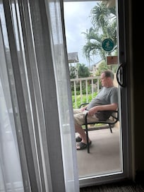 Our balcony. 2nd floor