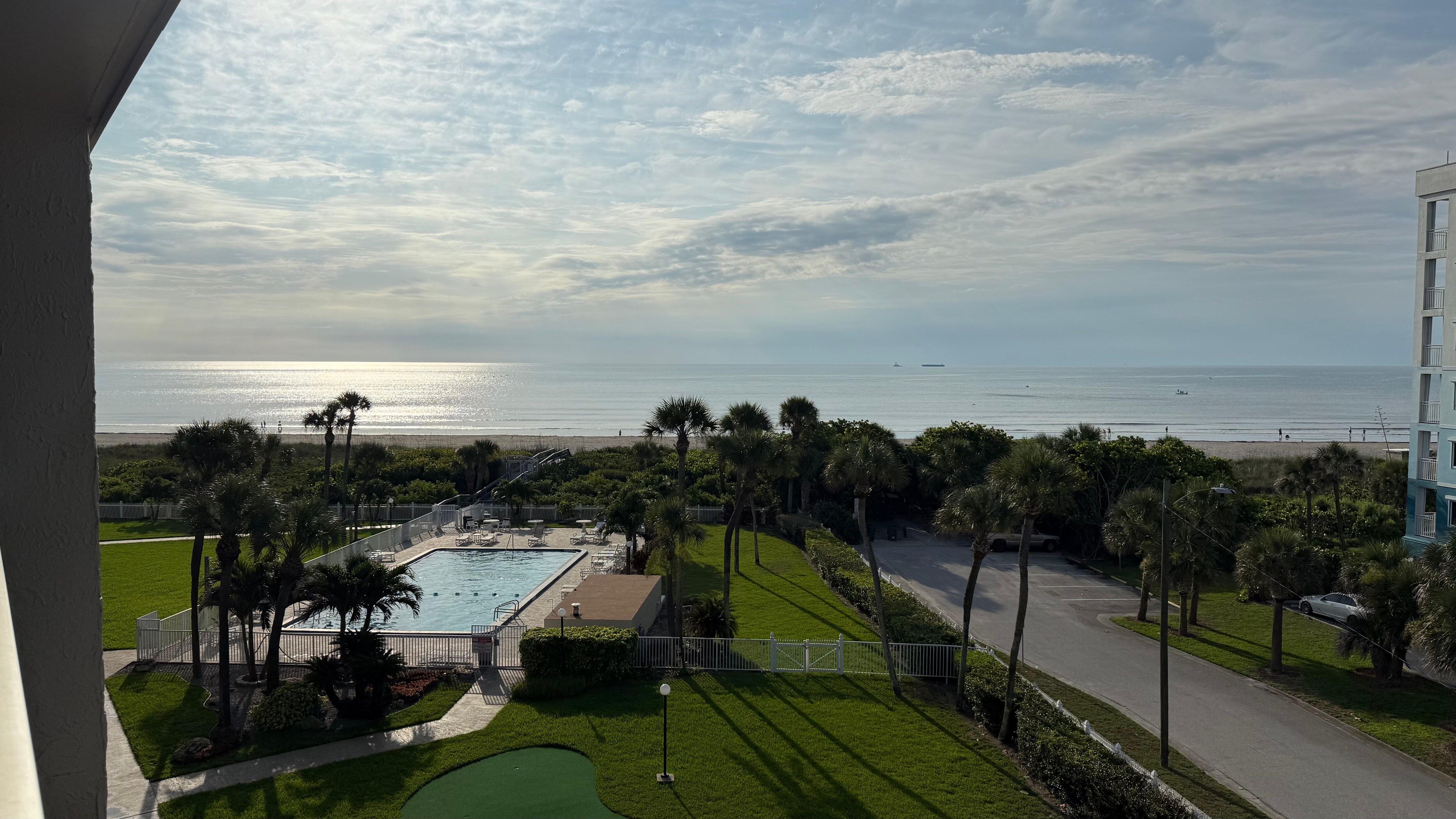 View from the balcony