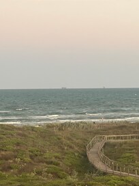 From the balcony