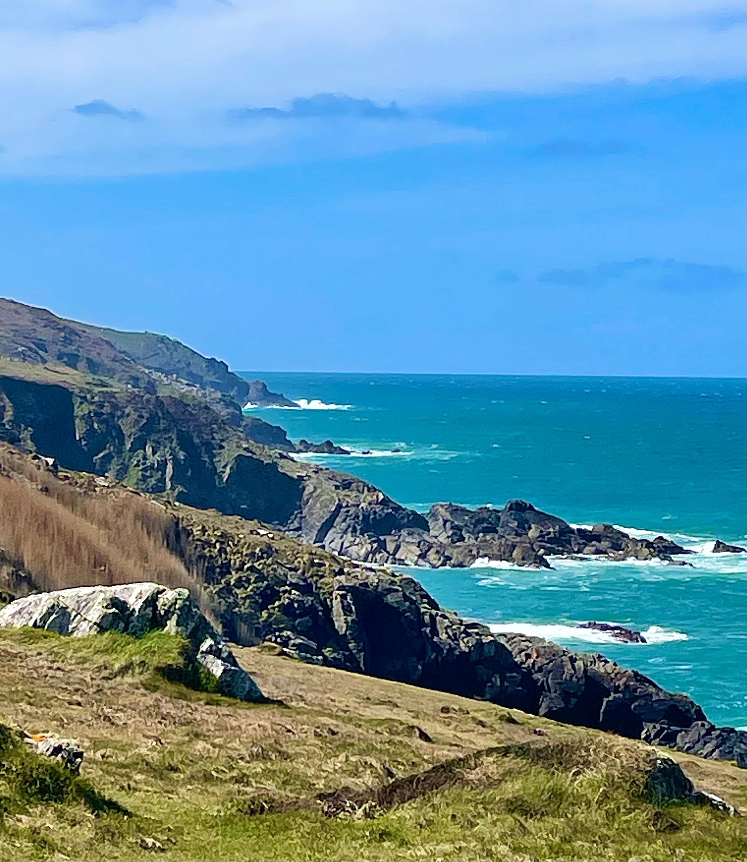Coastline walking path