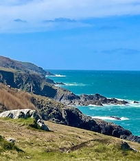 Coastline walking path