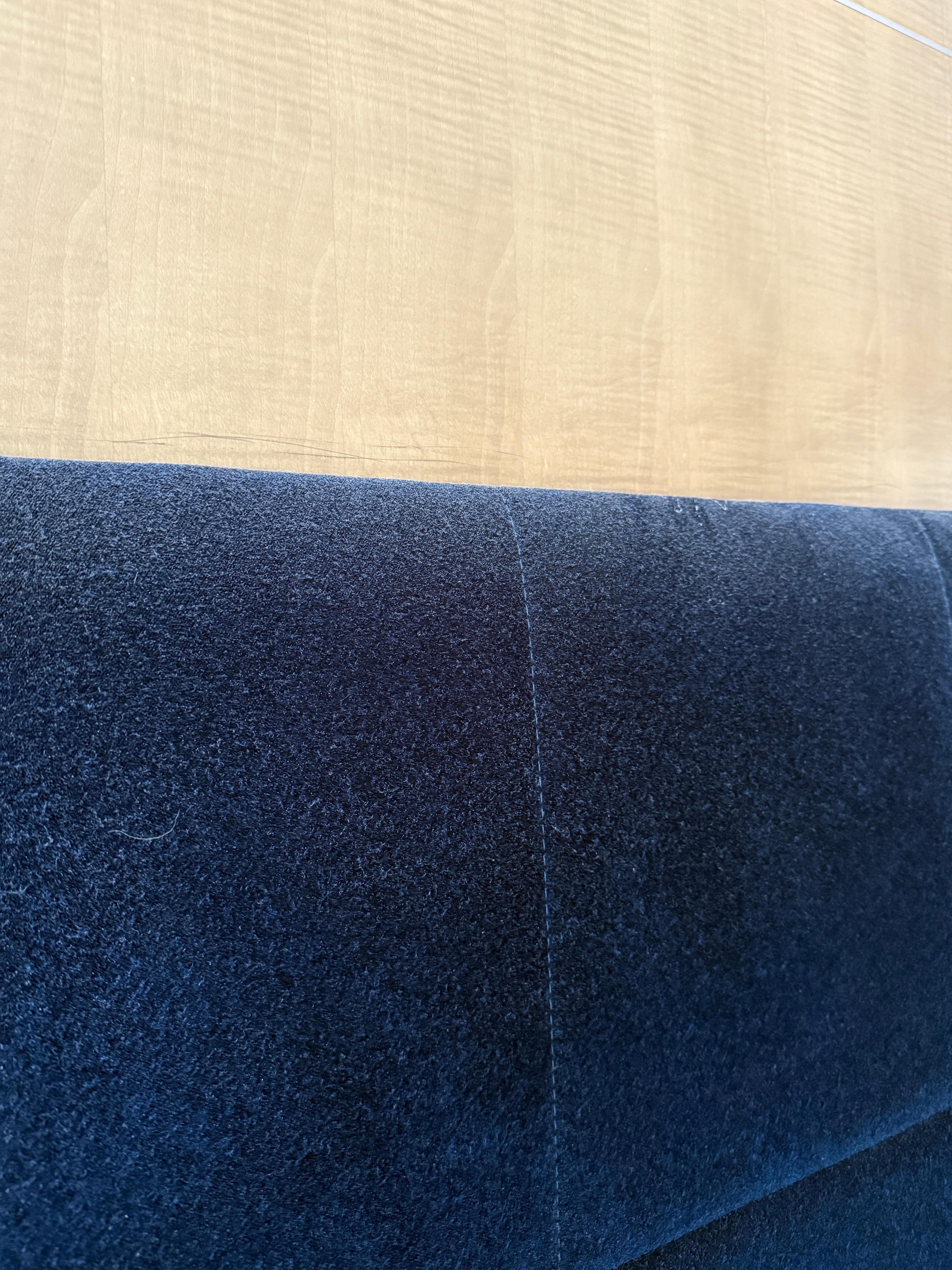 Dust on top of the bed.
