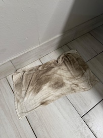 Towels from wipe floor