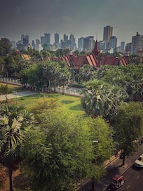 View to the right, of the National Museum.