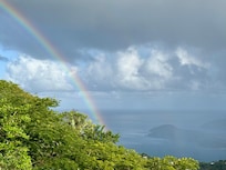 From the patio overlooking Inner and Outer Brass Islands after a showerâŠ