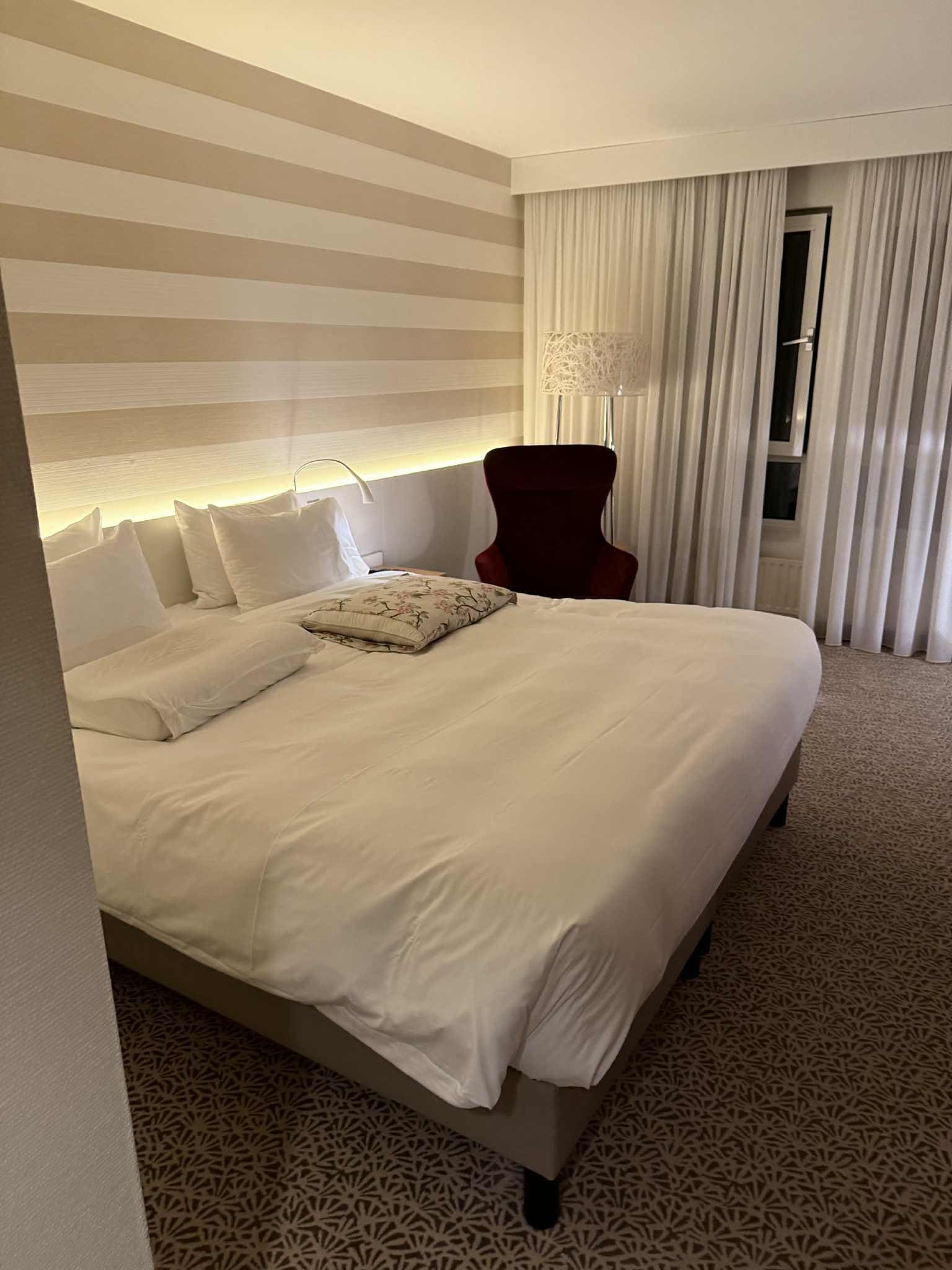 Bedroom with our own pillows