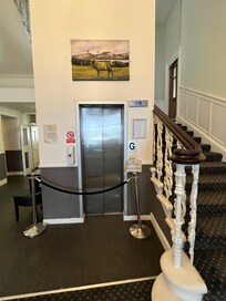 Broken elevator non functional until last day we were there.