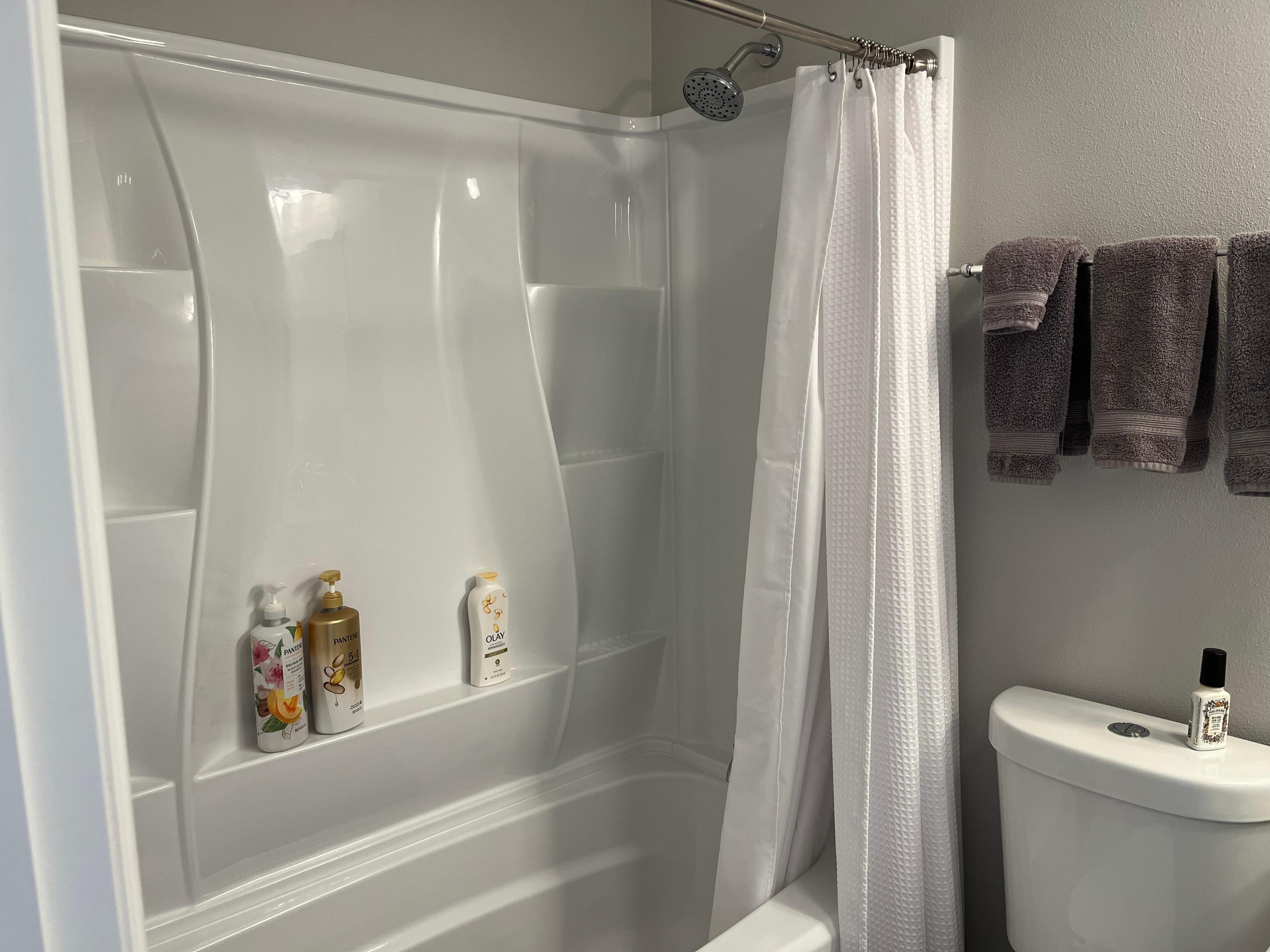 All the bathroom amenities 