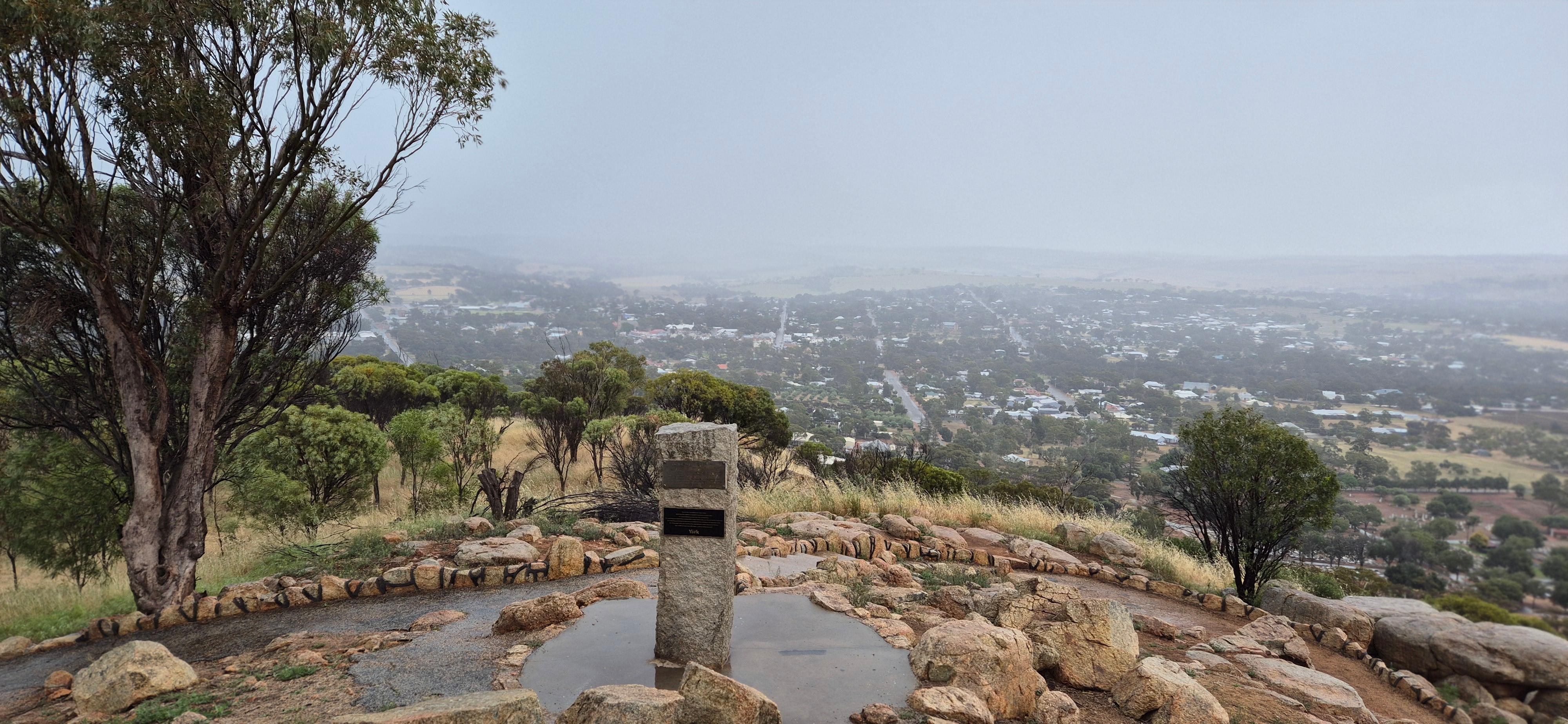 Lovely old town of York from the lookout
