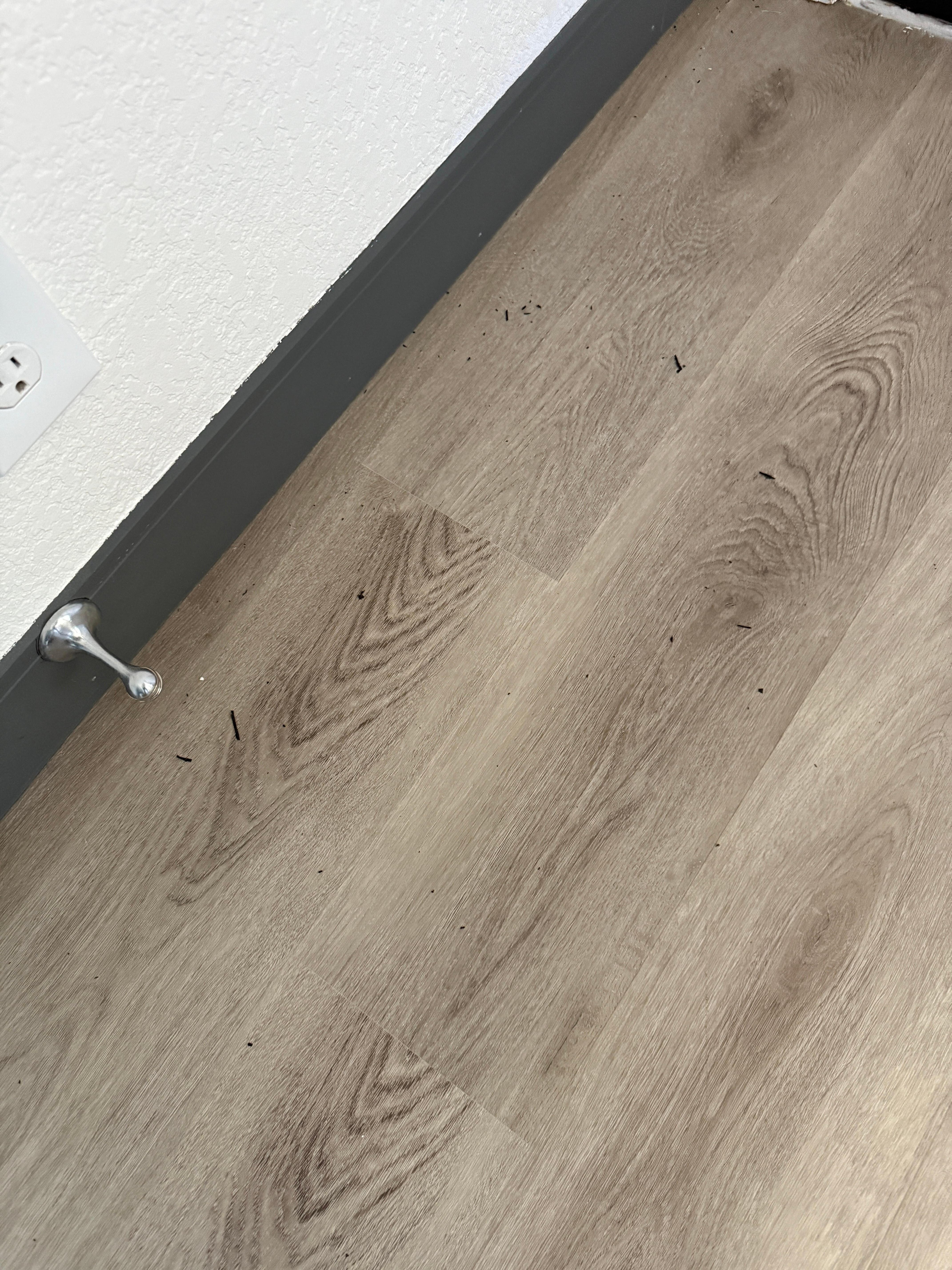 filth on floor