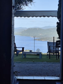 La vue depuis le canapé