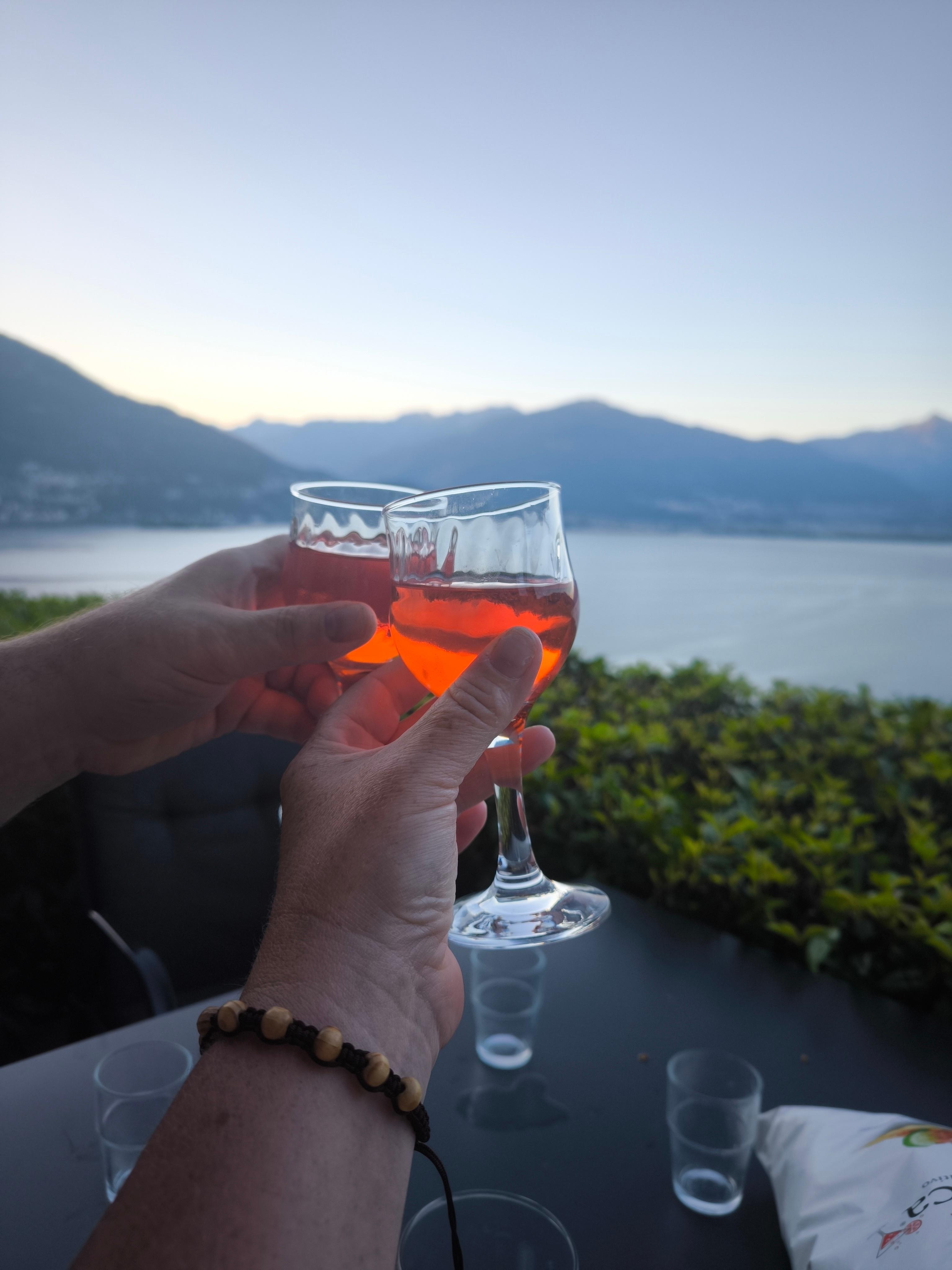 Letzter Abend auf der Terrasse 