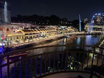 眺めは良いが、騒々しい